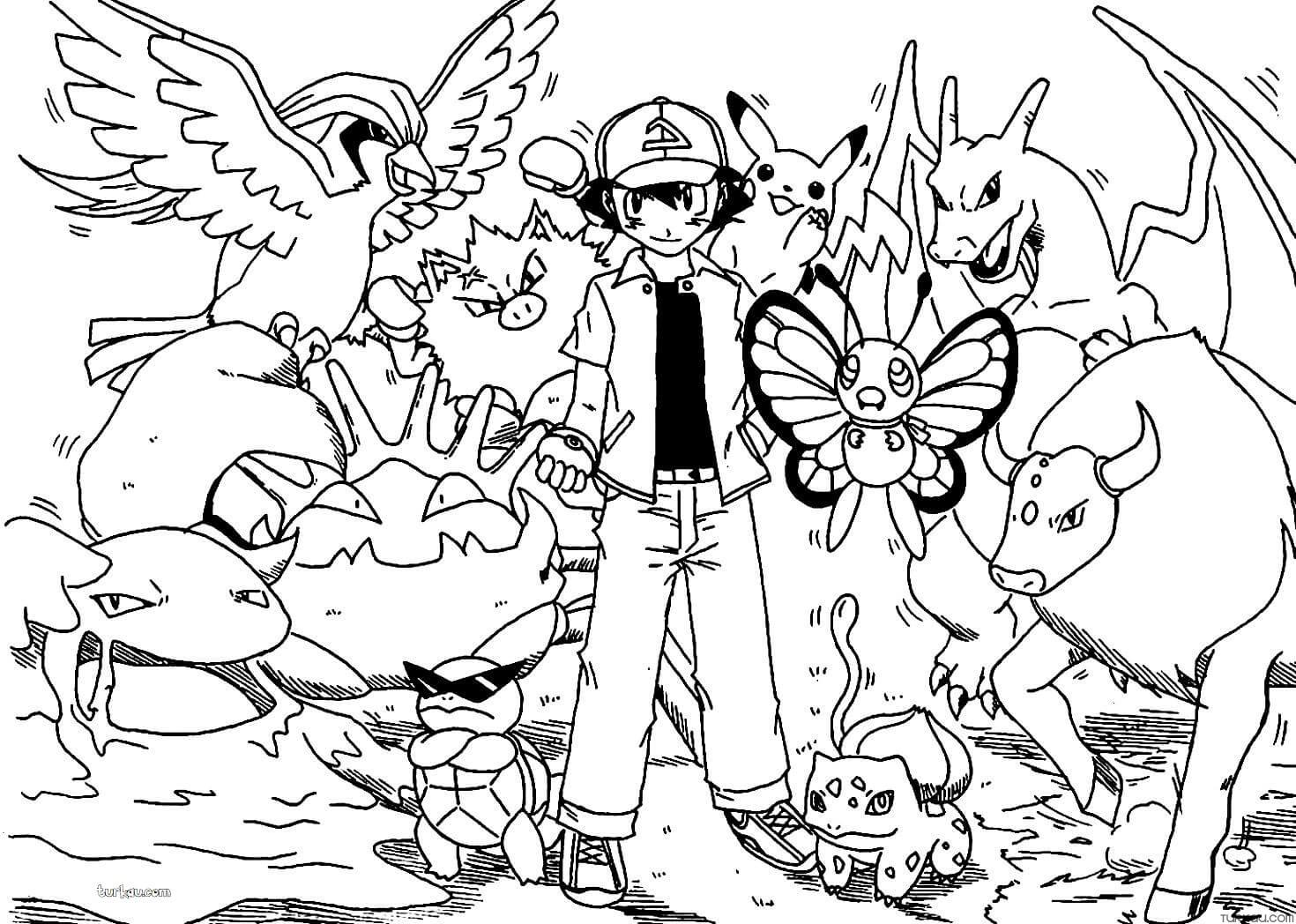 Pokemon coloring page