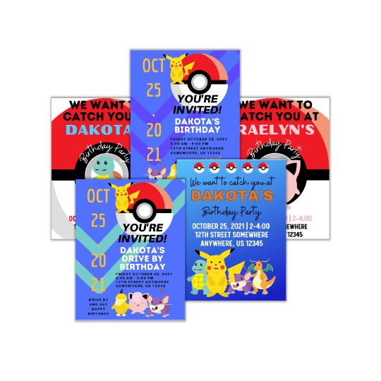 Pokãmon party printables for an epic birthday free download