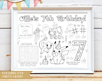 Pokemon party pokemon party cups pokemon party favors pokemon party supplies pokemon birthday party