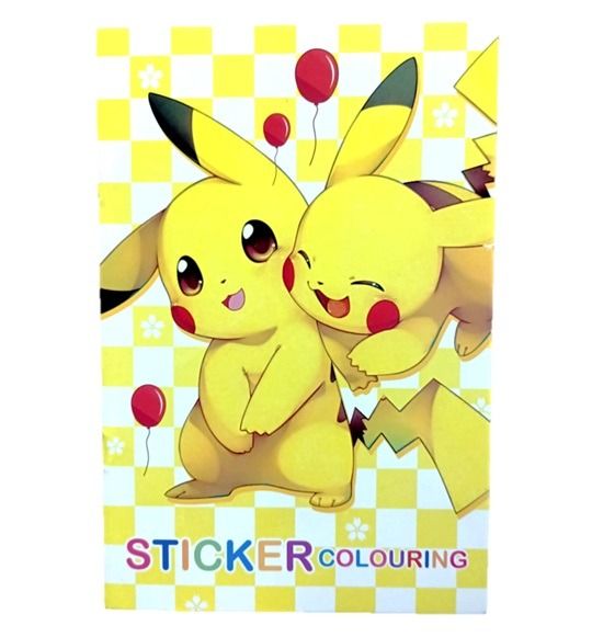 Ð a pokemon coloring book ð sticker book color book activity book ð pokemon birthday party gifts l pikachu goodie bagð hobbies toys toys games on