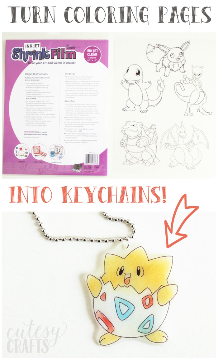 Pokemon birthday party craft