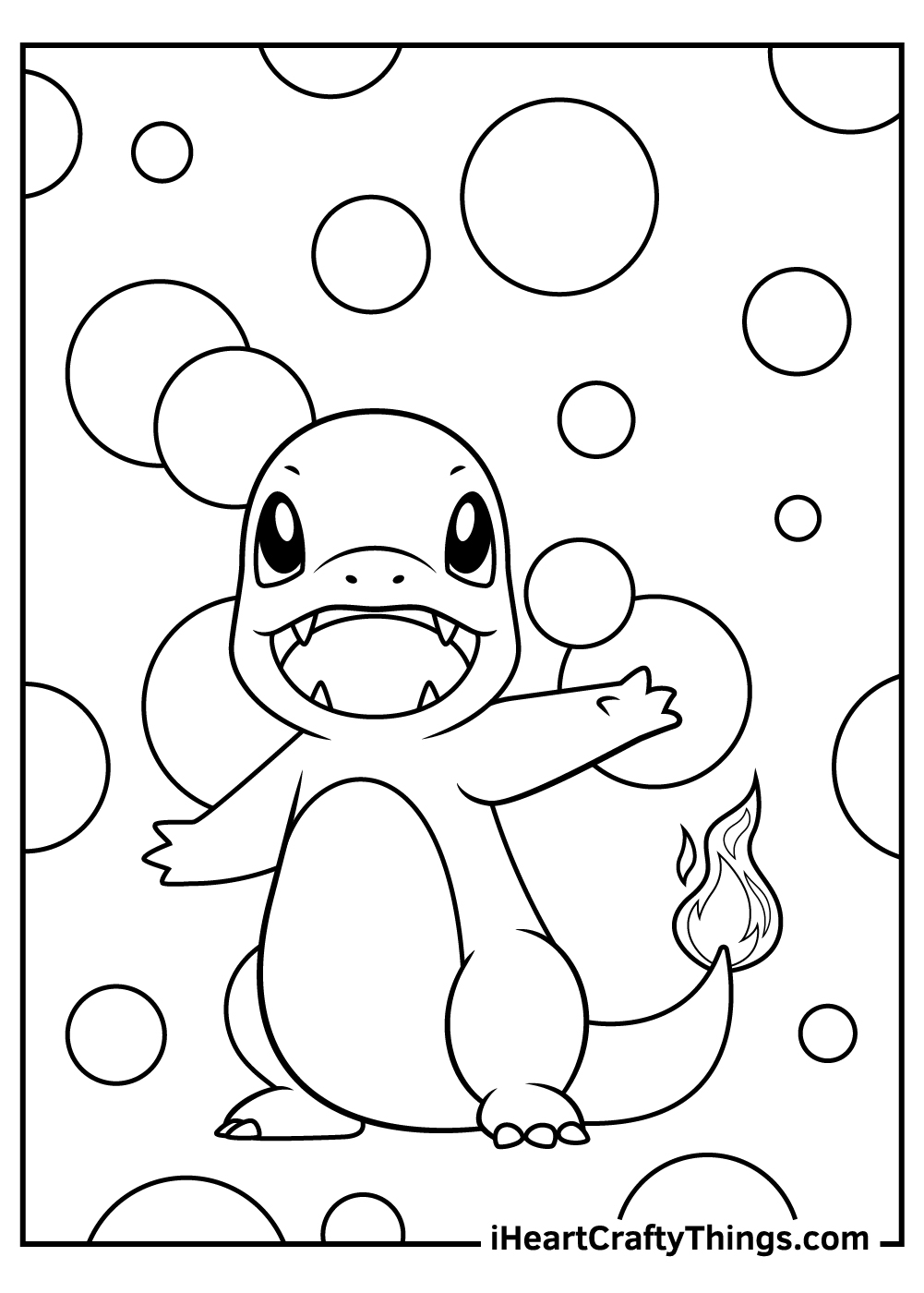 Charmander coloring pages free printables