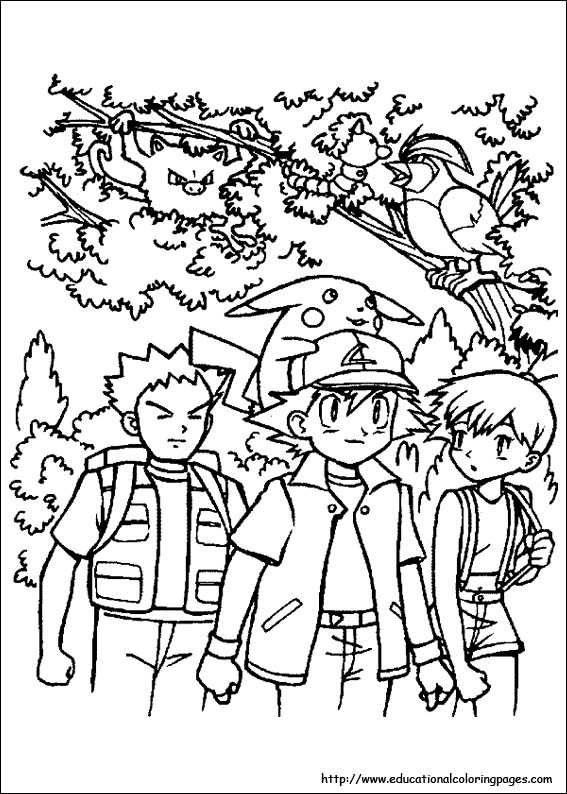 Coloring pages for kids pokemon coloring pages