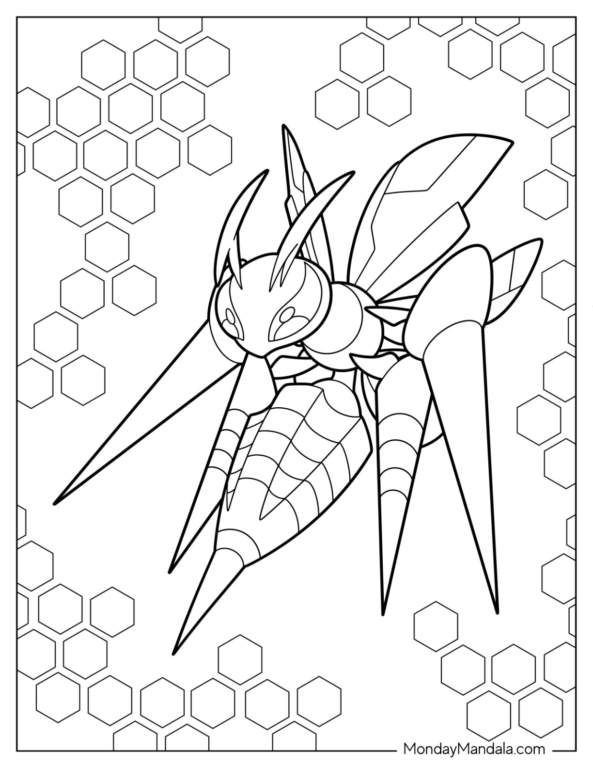 Mega pokemon coloring pages free pdf printables
