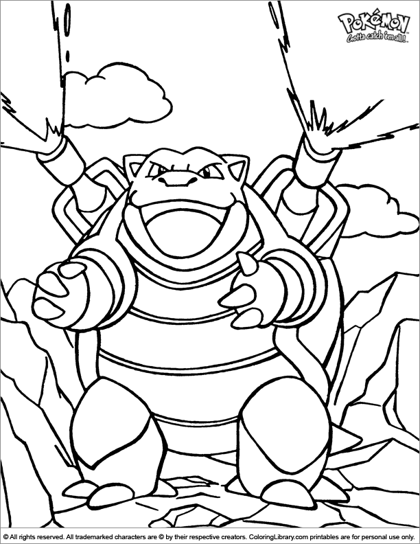 Coloring book page for kids