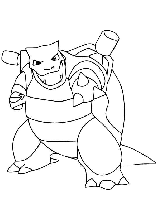 Blastoise malvorlagen