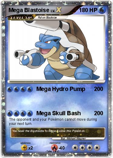 Pokemon mega blastoise
