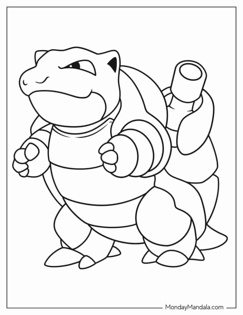 Pokemon coloring pages free pdf printables