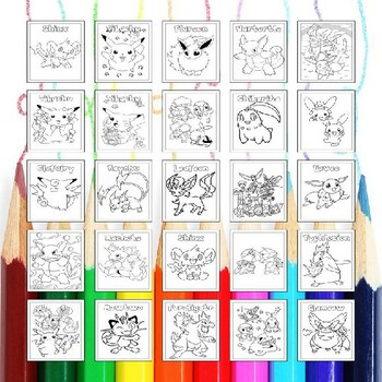 Experience the joy of coloring with the most popular pokãmon characters pdf