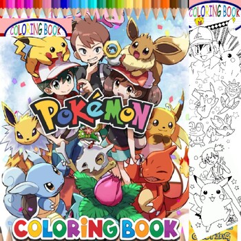 Printable pokãmon coloring pages pikachu pokemon sheets for kids by kemoschool