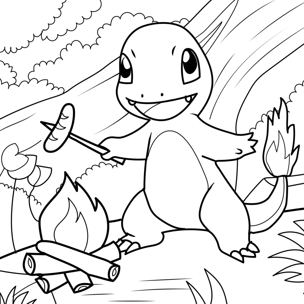 Pokãmon coloring pages unleash your artistic adventure