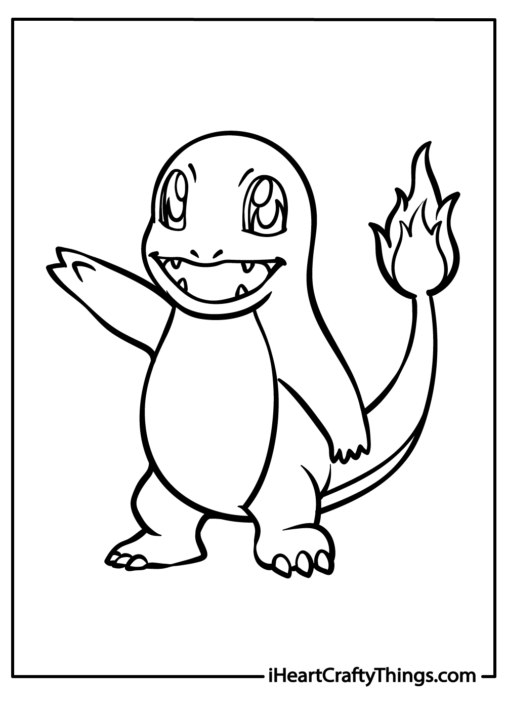 Charmander coloring pages free printables