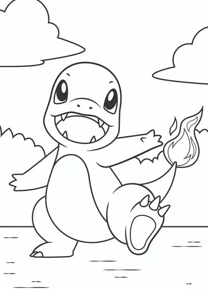 Charmander malvorlagen