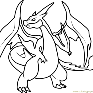 Charizard coloring pages printable for free download