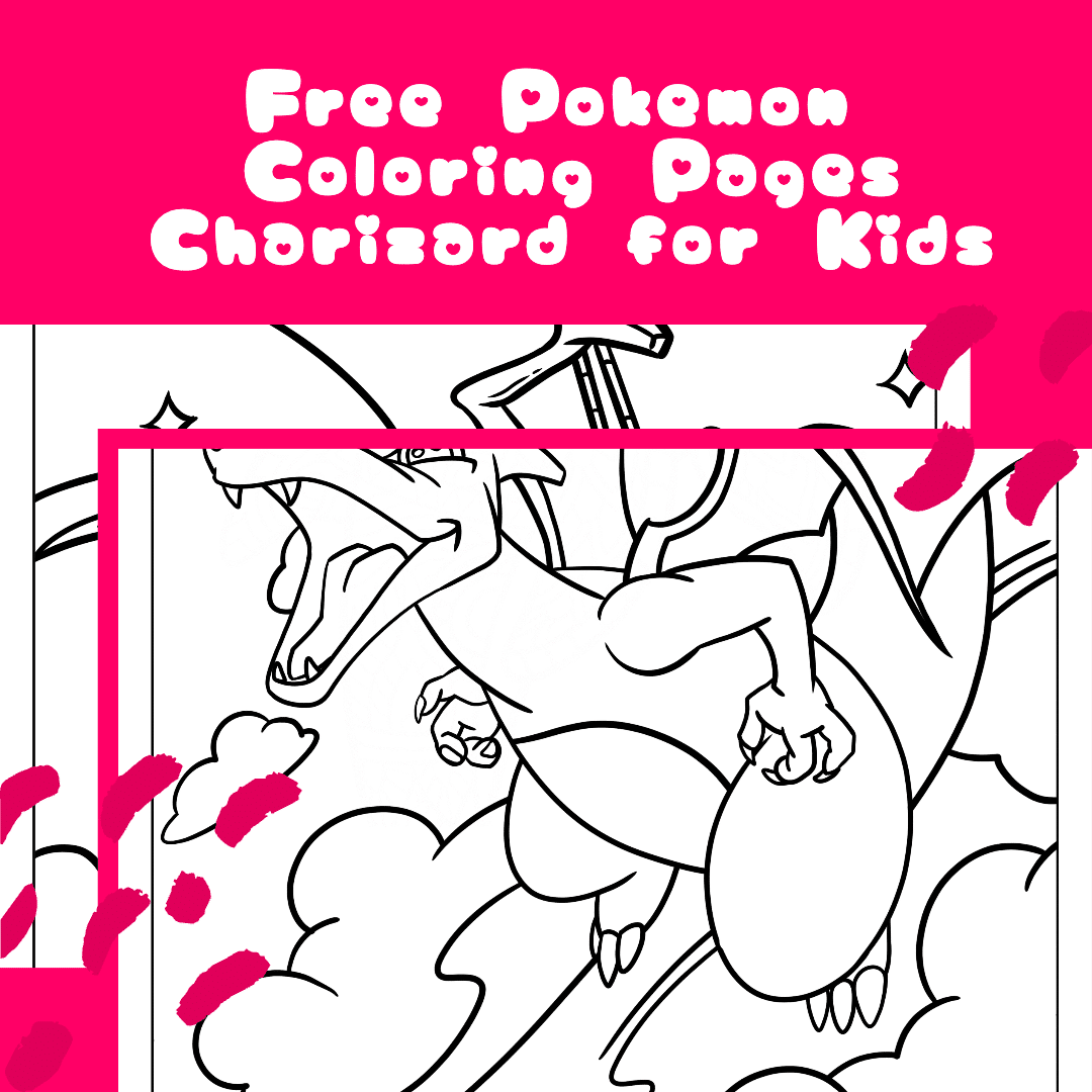 Free pokemon coloring pages charizard for kids