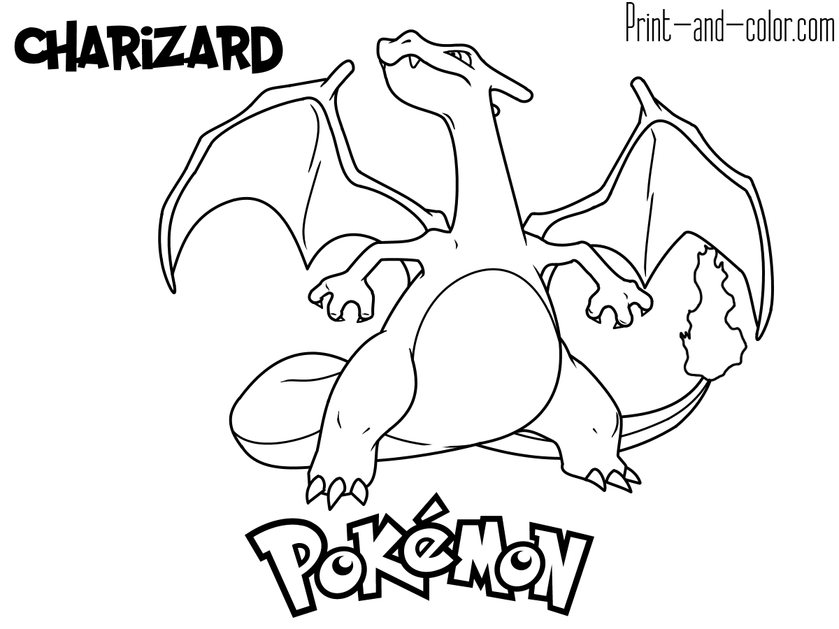 Pokemon coloring pages print and color