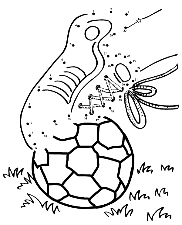 Printable connect dots picture