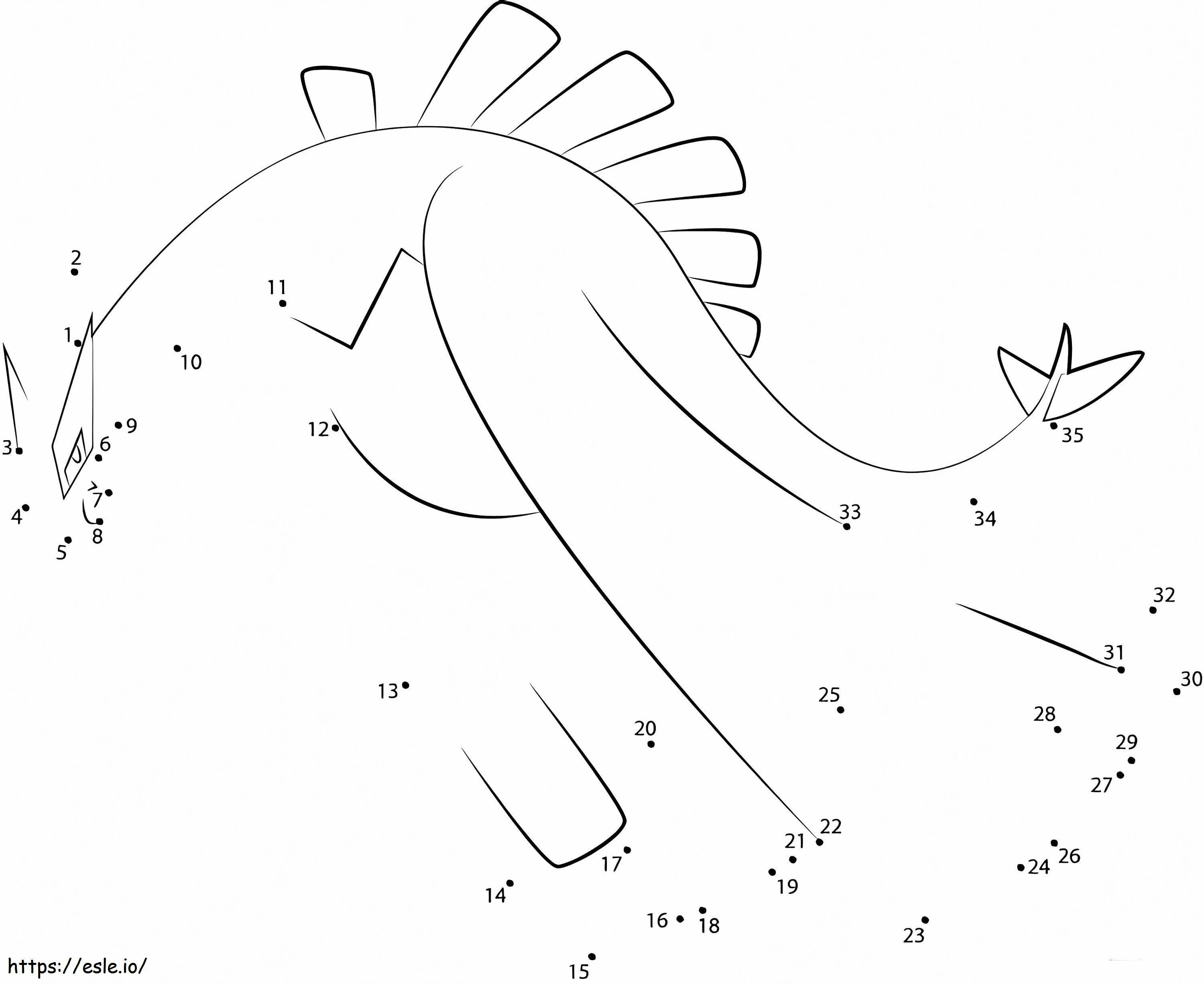Lugia pokemon dot to dot coloring page