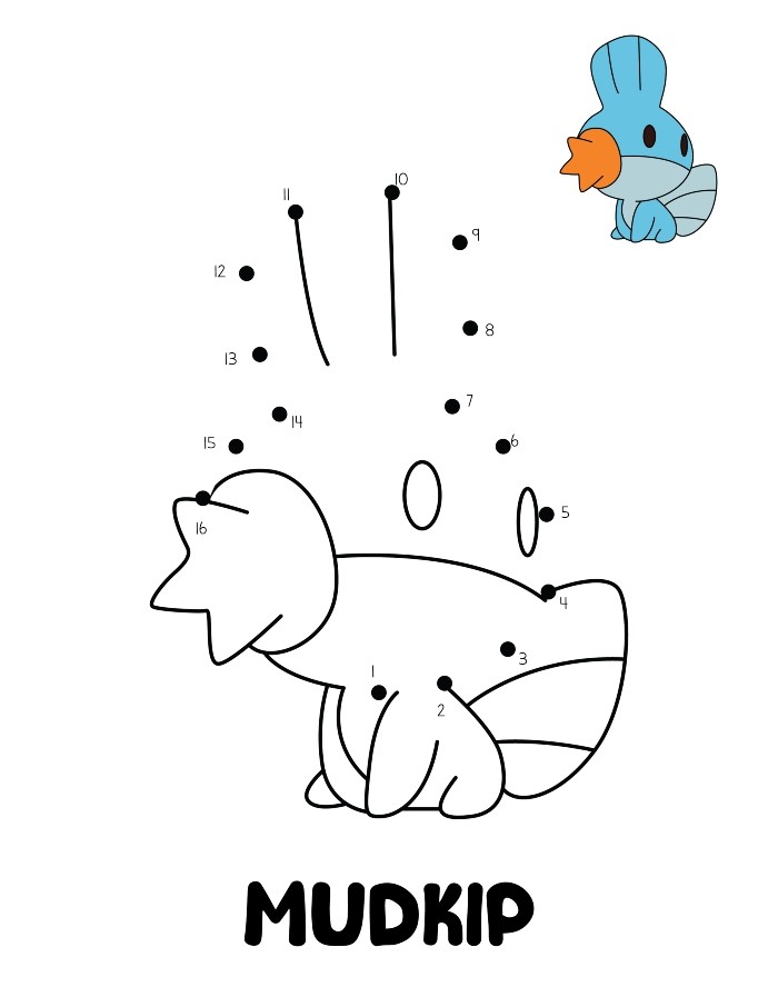 Free pokemon dot to dot printables