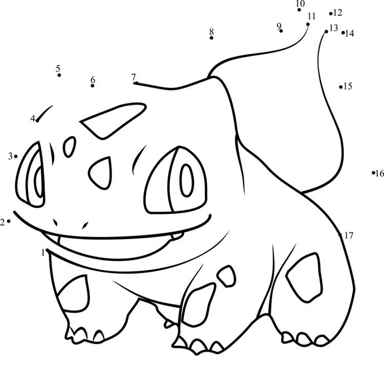 Pokemon dot to dot
