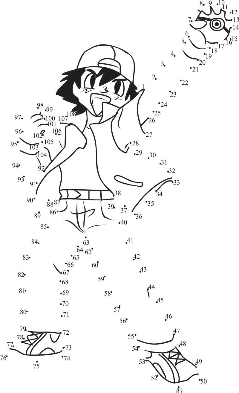 Pokemon dot to dot