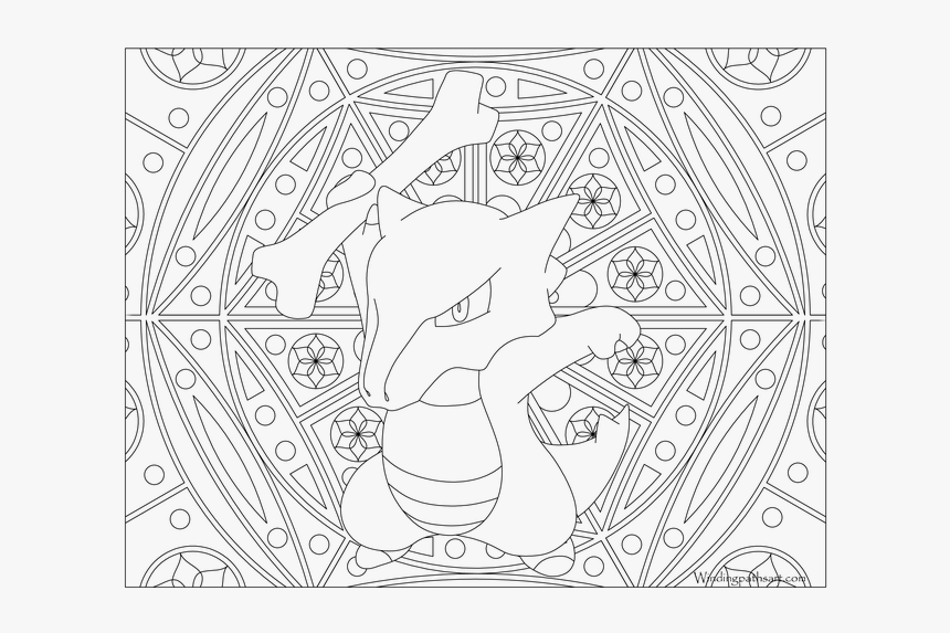Cubone drawing coloring page pokemon