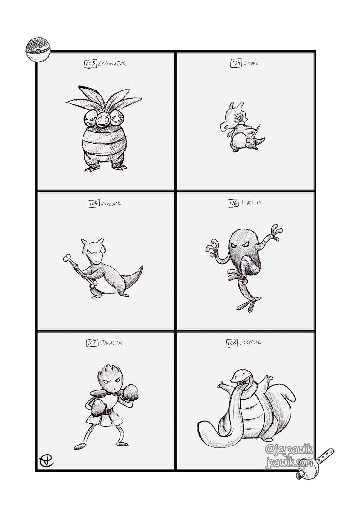 Cubone â art by jey pawlik