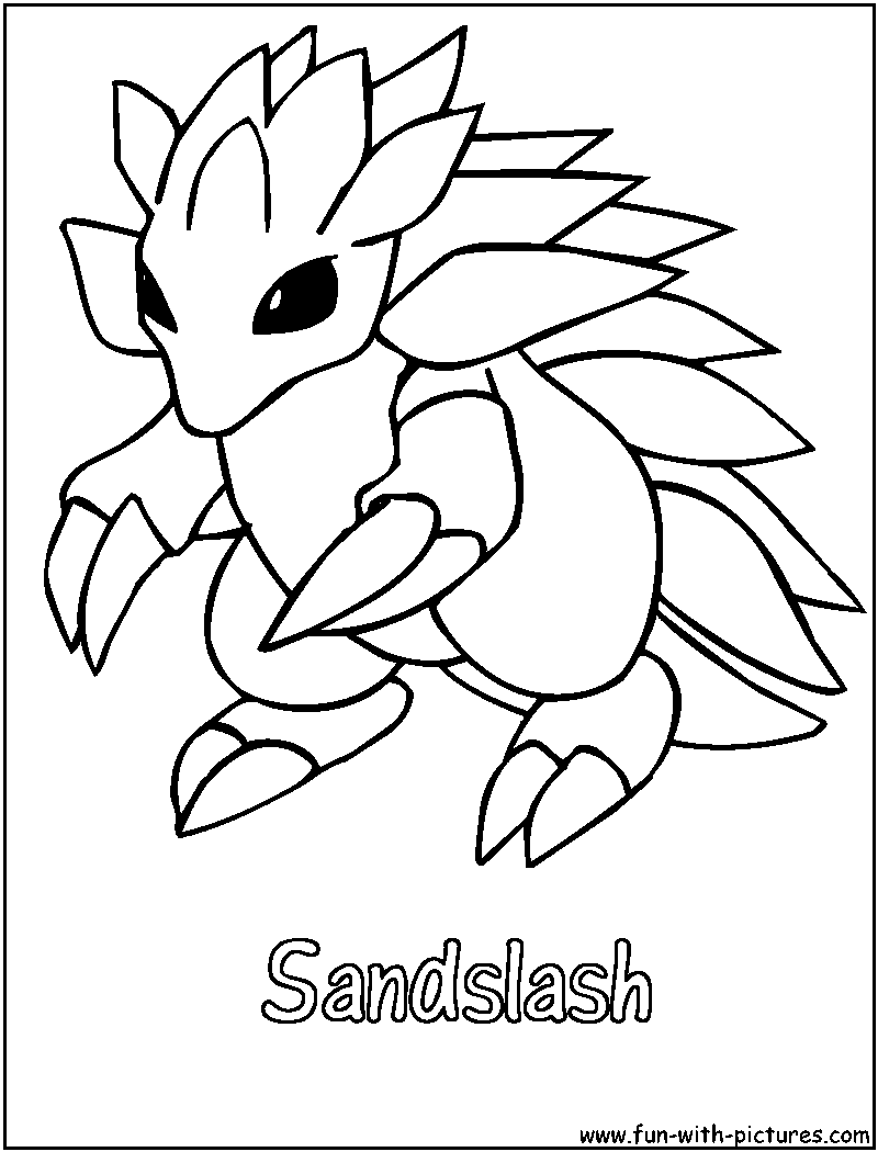 Ground pokemon coloring pages