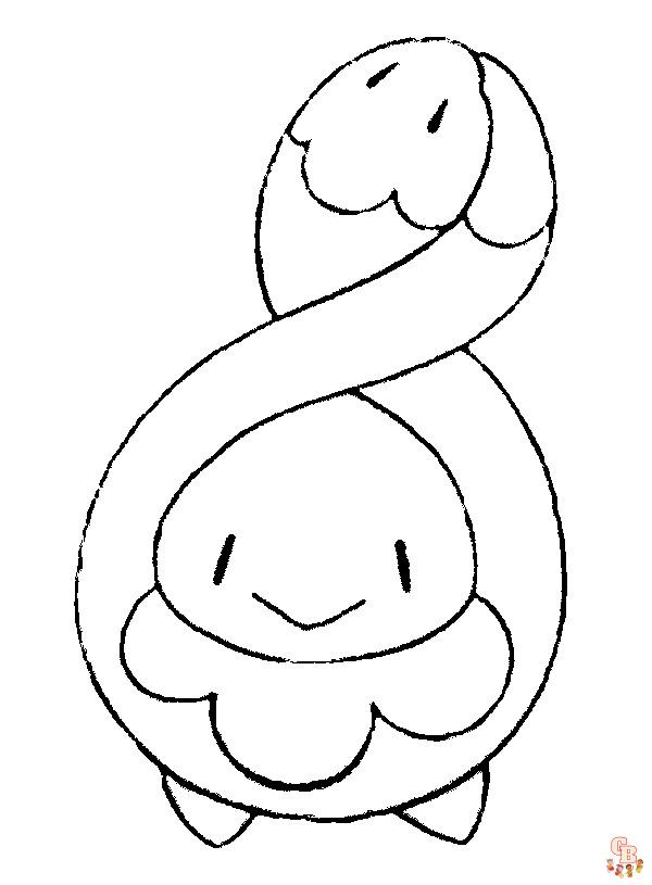 Fun and educational pokemon budew coloring pages for kids