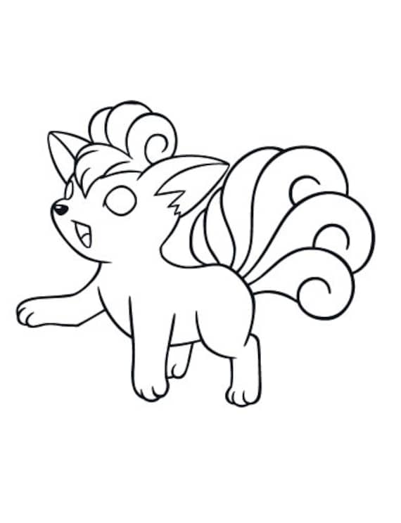 Pokemon coloring pages instant download