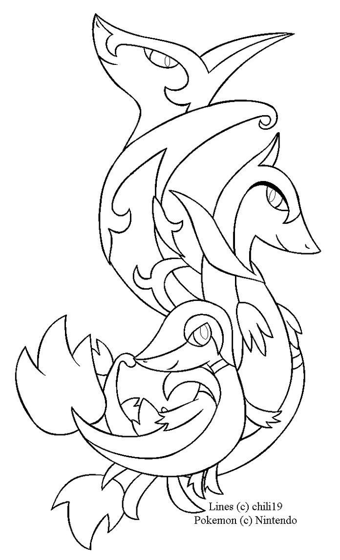 Starter pokemon coloring pages snivy the pokemon to color httpwwwprintablecolouringpagesâ pokemon coloring pages pokemon coloring sheets pokemon coloring