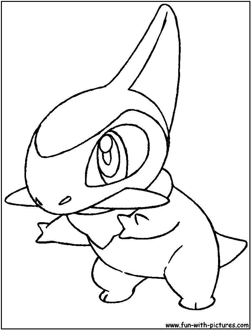 Axew coloring page