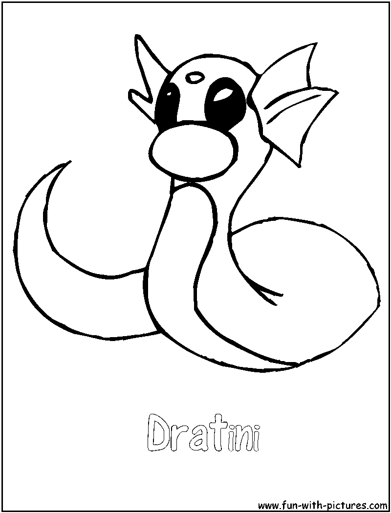 Dragon pokemon coloring pages