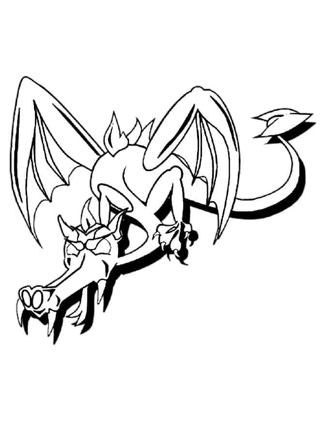 Your kids will love these free dragon coloring pages