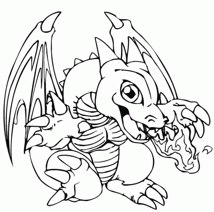 Pokemon dragon colouring pages