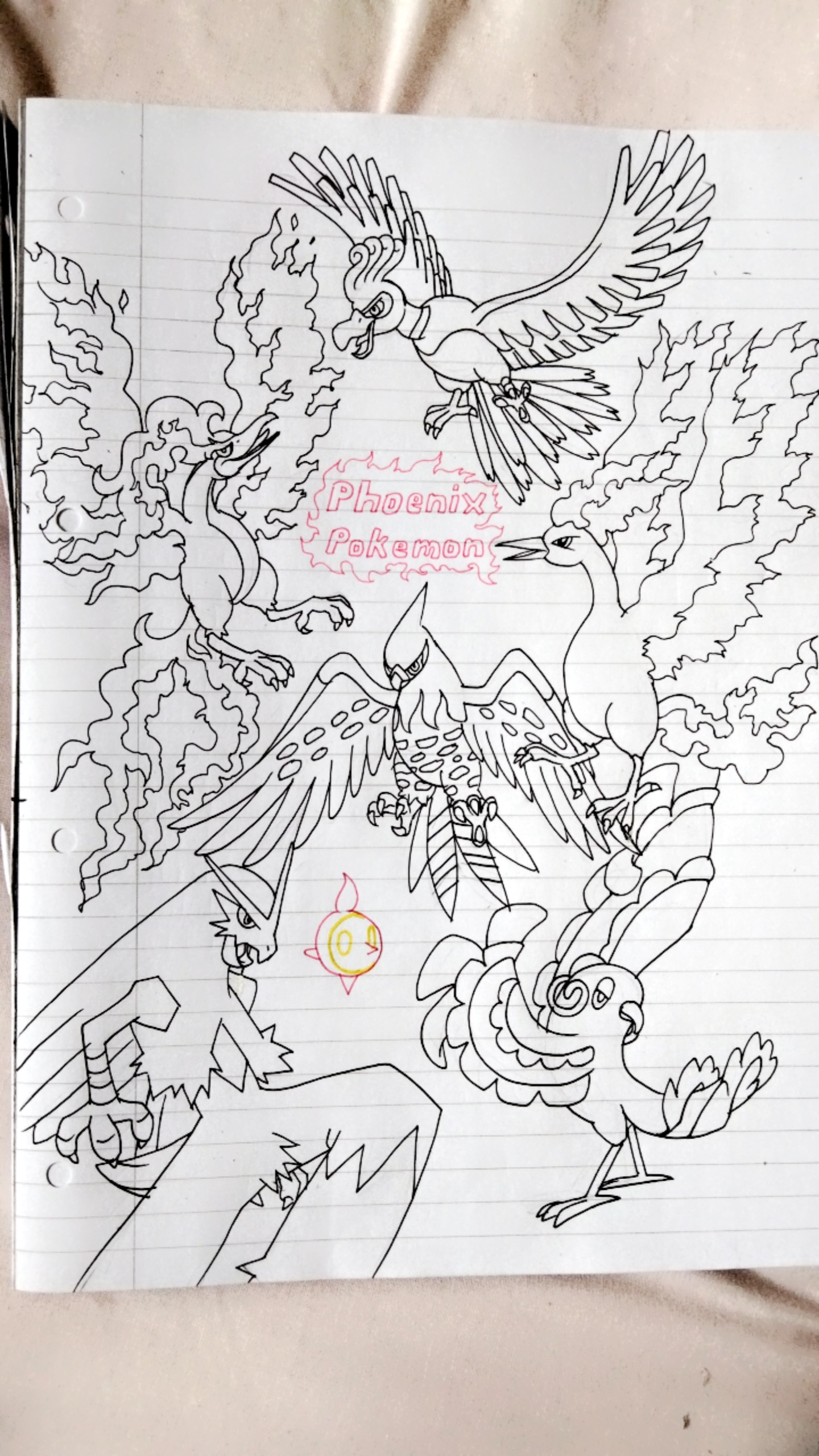 Oc firey birdphoenix pokãmon doodle i had this idea and decided to sketch it should i take it further rpokemonart
