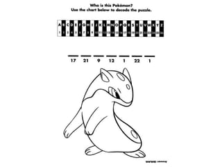 Pokemon colouring pages and kids colouring activities ppt