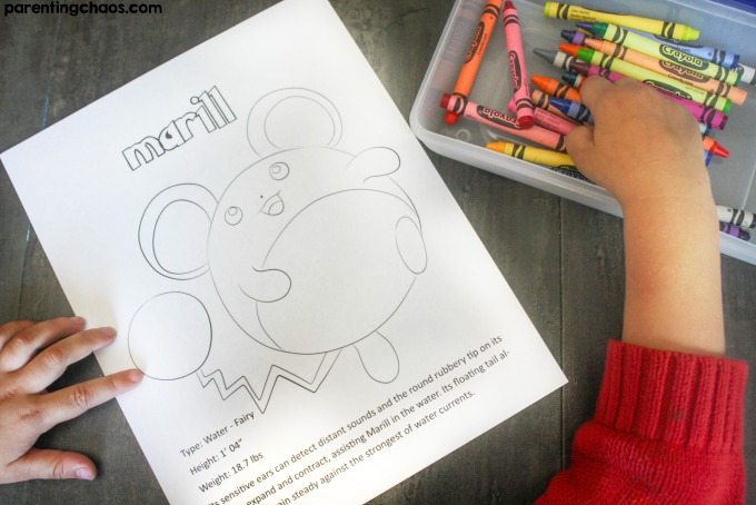 Pokãmon coloring pages â parenting chaos