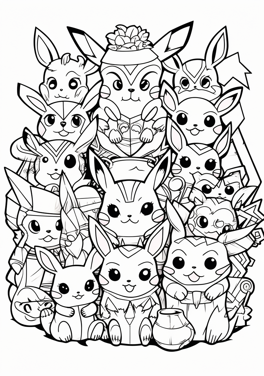 Cute pokemon coloring s