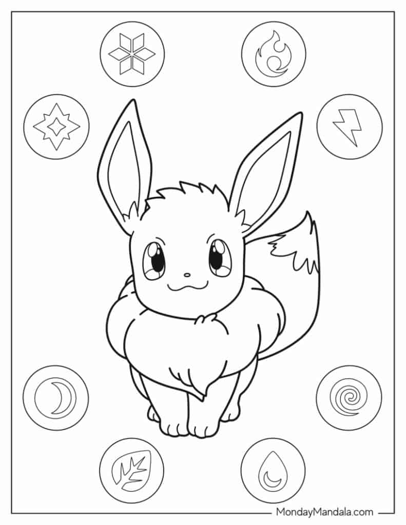Pokemon coloring pages free pdf printables