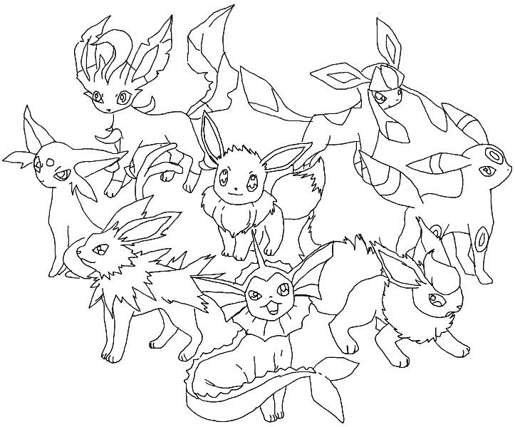 Pokemon coloring pages eevee evolutions glaceon pokemon coloring pages pokemon coloring sheets pokemon coloring
