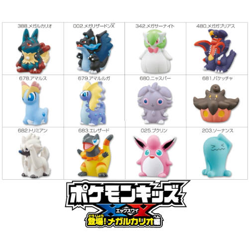 Pokemon kids xy series bandai finger puppet mini