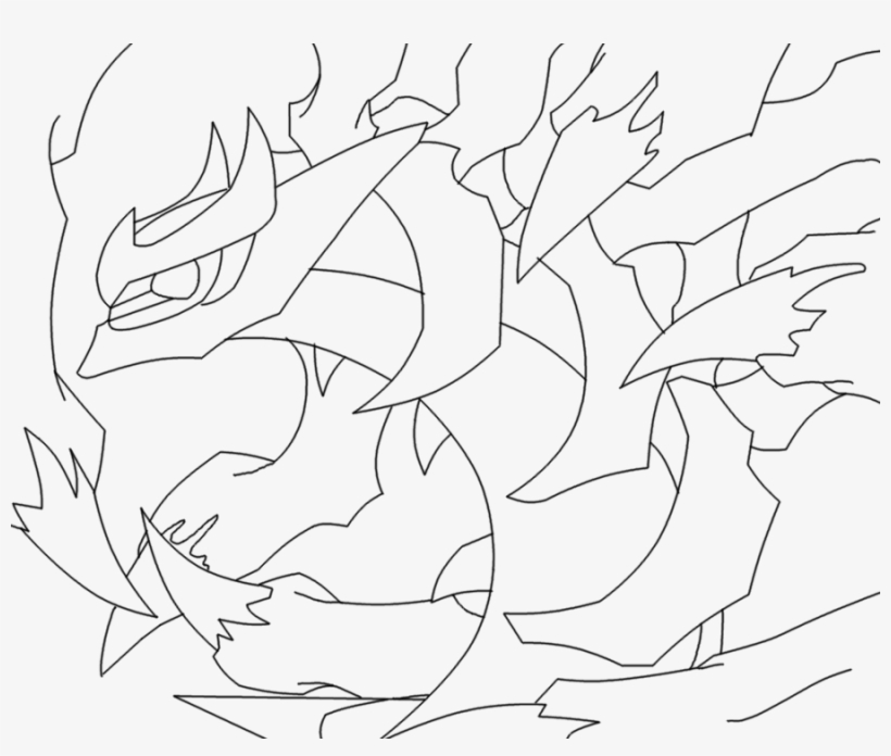 Giratina coloring page