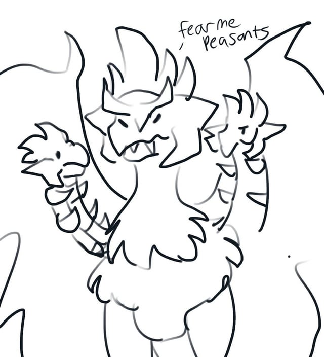 Giratina hydreigon fusion request for gio this one as tough but i had a good time uaetherial