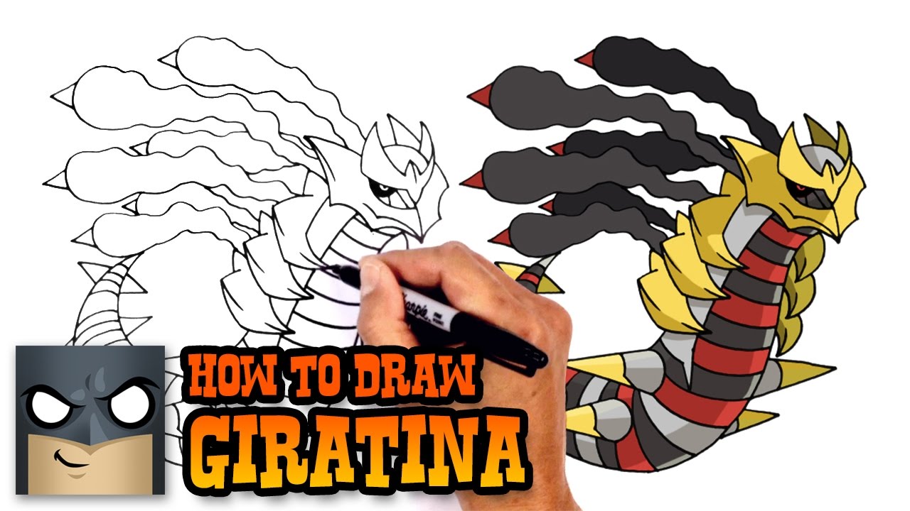 How to draw giratina pokeon