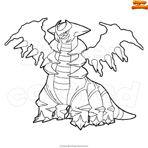 Coloring page pokemon cobalion