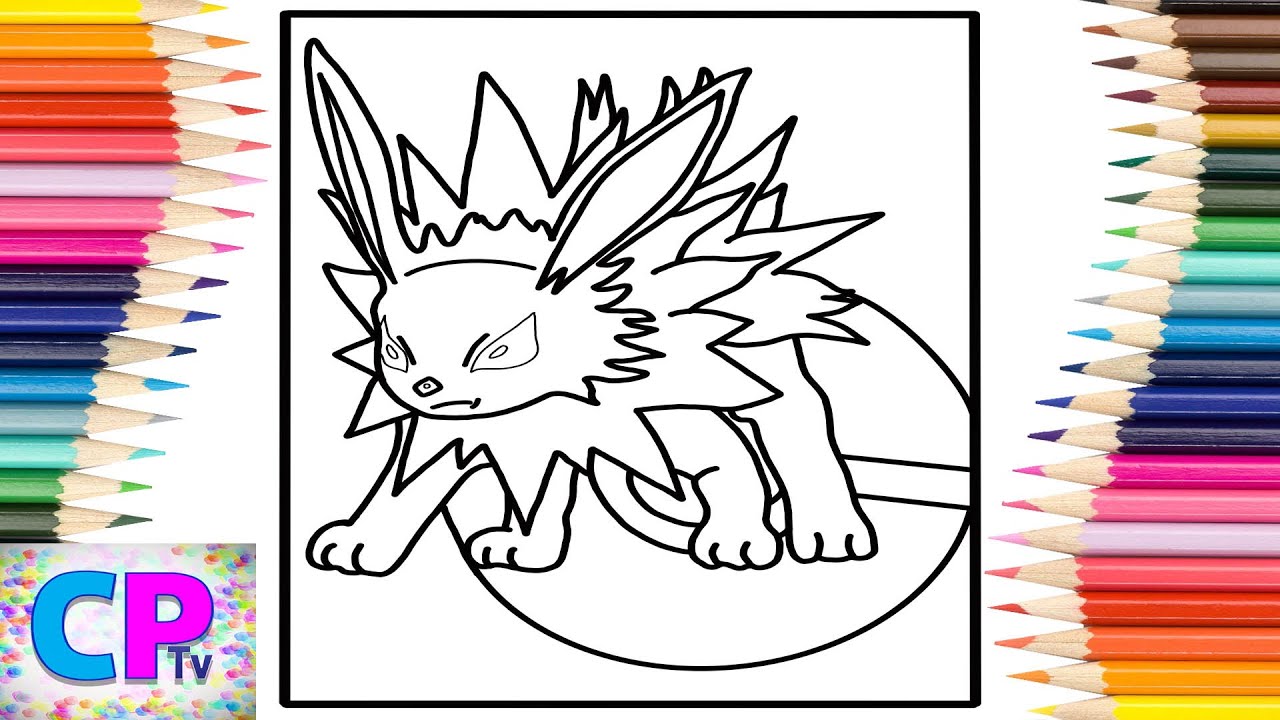 Pokemon go coloring pageseevee evolution to jolteon