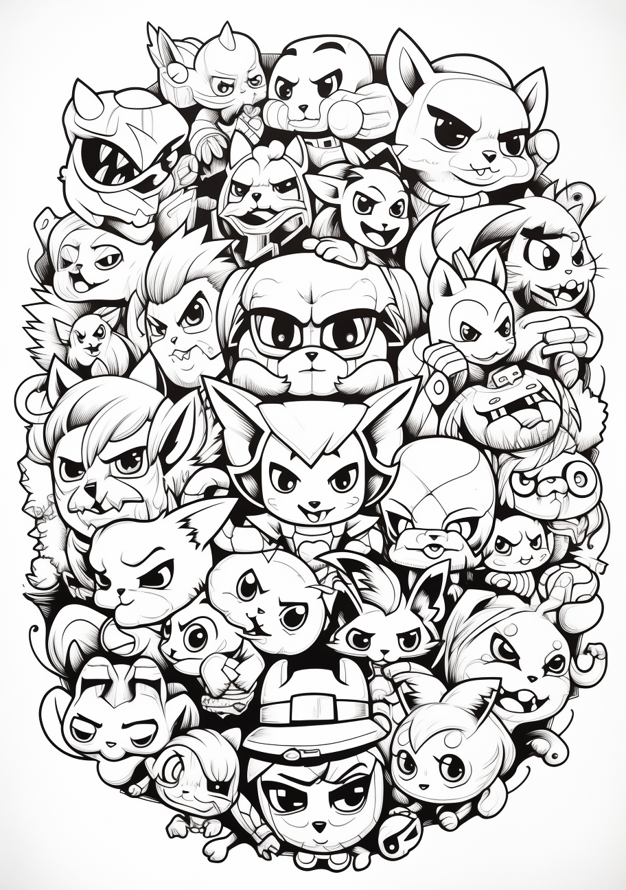 Pokemon go coloring s