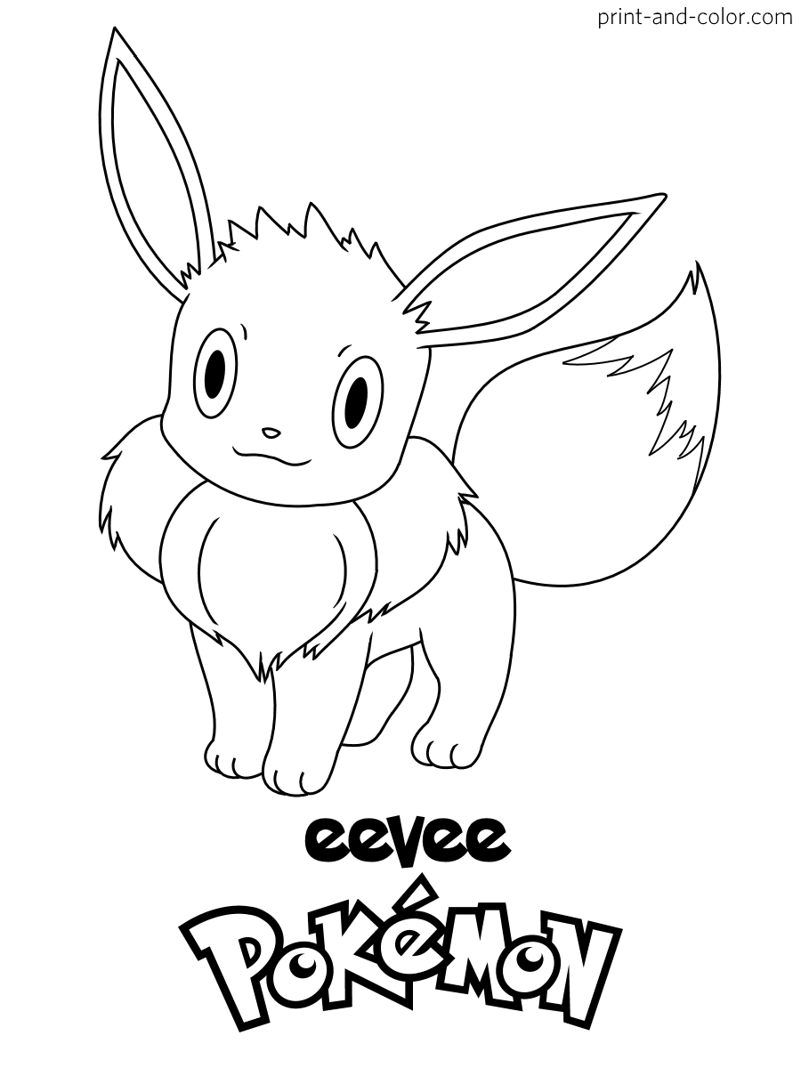 Pokemon coloring pages print and color