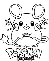 Pokemon go logo coloring page